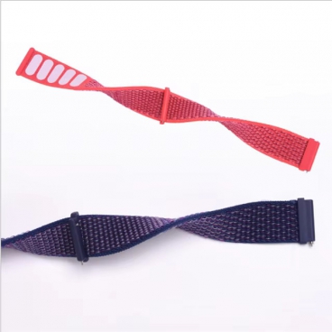Strap New Nylon Sport Loop Replacement Strap Smart Watch Band 18mm 20mm 22mm 24mm 5th Generation Applicable Watch Strap