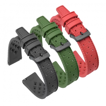 Adjustable Rubber Strap 20mm Watch Strap Silicone Luxury Strap Watch 22mm Quick Release Watch Strap Metal Buckle