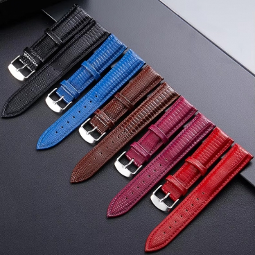 Fashion Leather Straps Luxury Men Wrist Luxury Band Genuine Leather Watch Strap 20mm Handmade Watch Strap