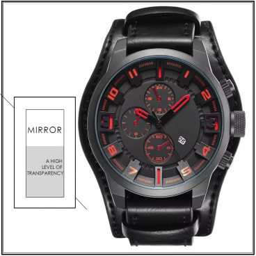 Professional Customized Ome Fashion Luxury Automatic Wristwatch Pu Leather Men Quartz Watch Automatic Wholesale